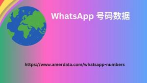 WhatsApp 号码数据